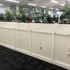 Tambour Door Units with Plants