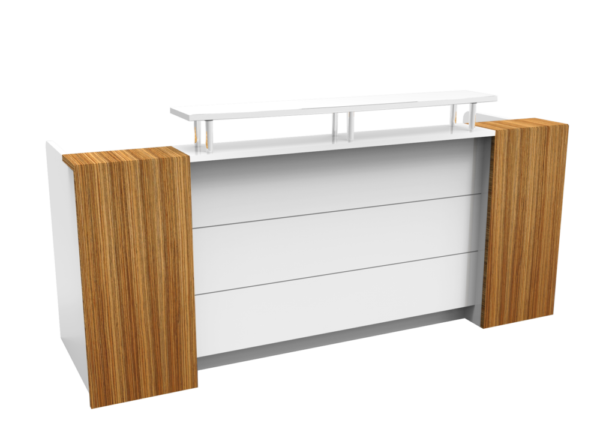 Marquee reception desk