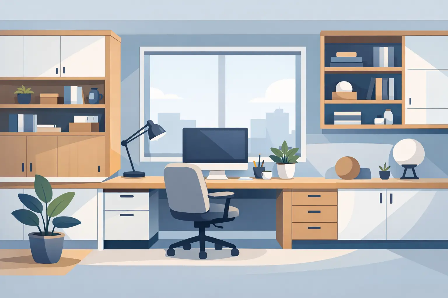 Custom Home Office Cabinetry That Works