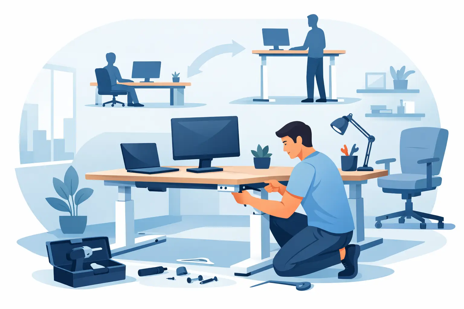 Sit Stand Desk Installation Done Right
