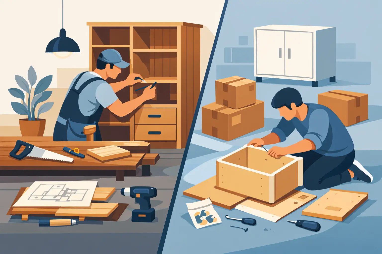 Custom Joinery vs Flatpack Cabinetry