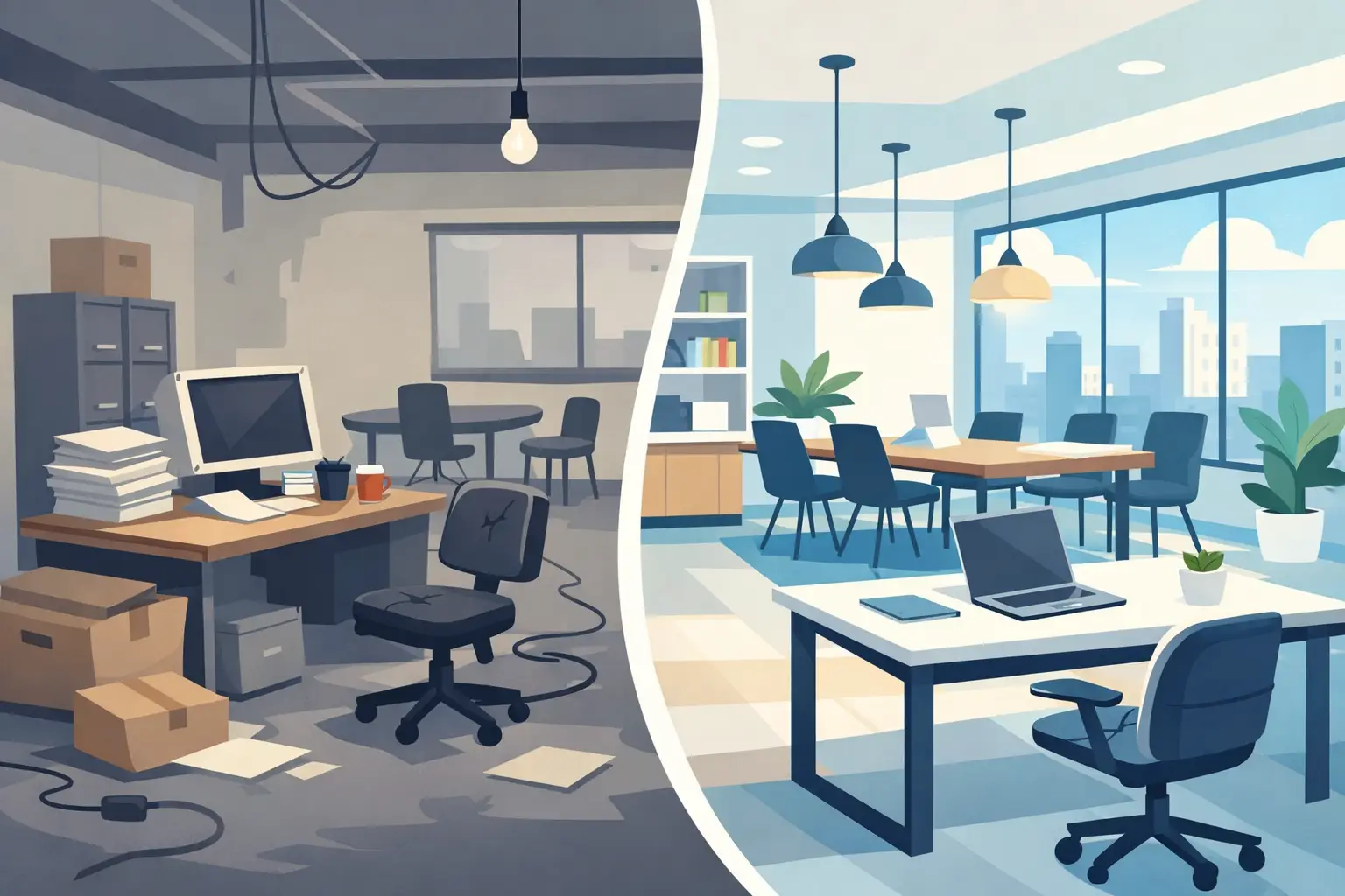 Office Fitout Before and After That Works