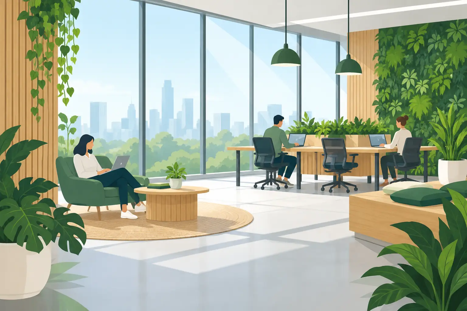 Biophilic Workplace Trends That Work Harder