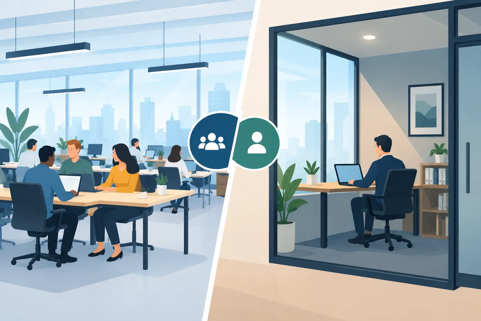 Open Plan vs Private Office - Which Works?